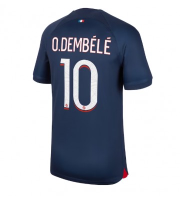 Paris Saint-Germain Ousmane Dembele #10 Kotipaita 2023-24 Lyhyet Hihat